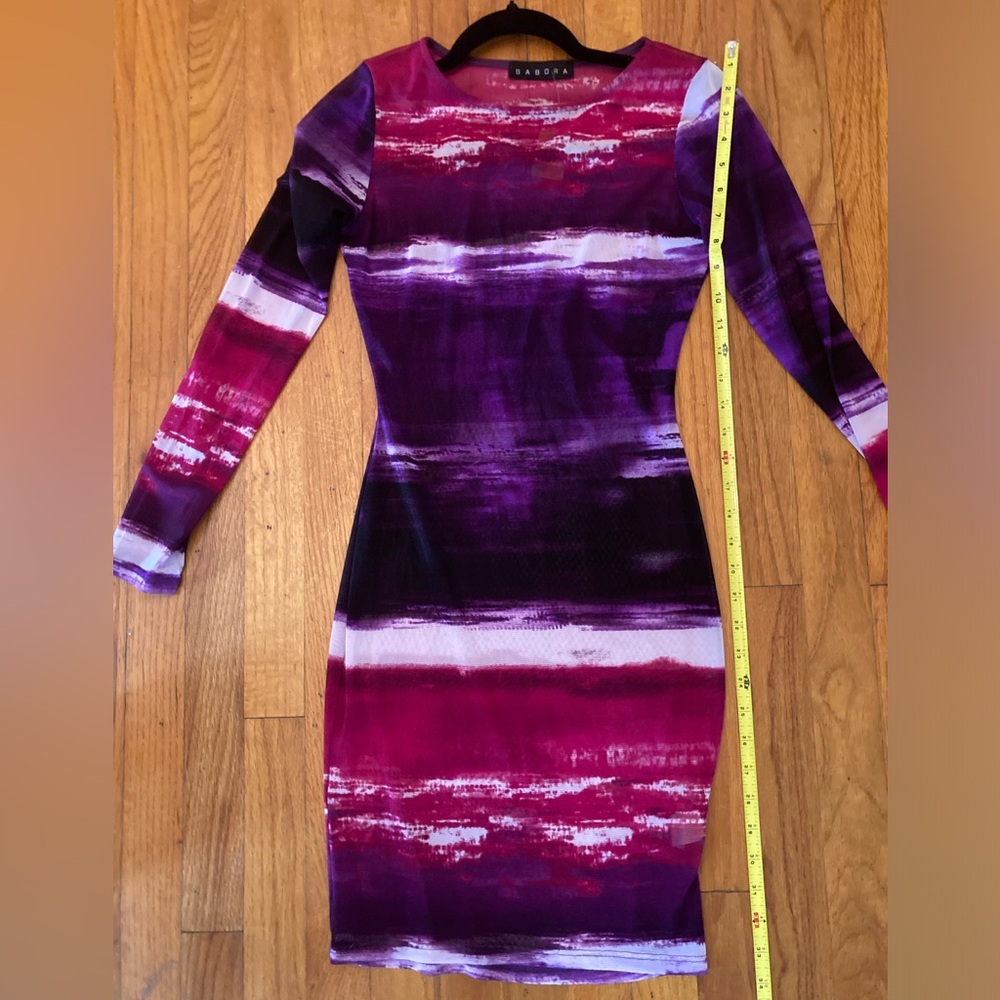 Mesh tunic dress